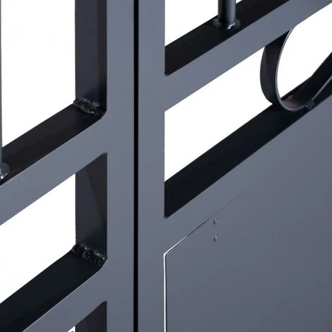 EASY CLOTURE Portail Aluminium Gris Double Battant Jais 4m00 7 EASY CLOTURE Portail Aluminium Gris Double Battant Jais 4m00 – Image 5