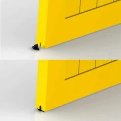 OSQI Guide De Sol Robuste Guide De Sol Guide De Sol Réglable Avec Vis Convient Pour Porte D'armoire Porte En Bois Porte De Grange 4 Pièces Noir -Portail Soldes Boutique 65504760 4