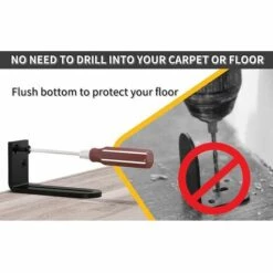 OSQI Guide Au Sol Portes Coulissantes De La Grange Montage Mural RéGlable Roulements à Billes à Guidage Noir 9 OSQI Guide Au Sol Portes Coulissantes De La Grange Montage Mural RéGlable Roulements à Billes à Guidage Noir -Portail Soldes Boutique 65988262 3