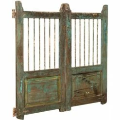 BISCOTTINI Porte En Bois Massif Et En Fer, Pour Une Utilisation Intérieure Et Extérieure