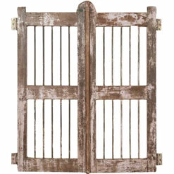 BISCOTTINI Porte En Bois Massif Et En Fer, Pour Une Utilisation Intérieure Et Extérieure