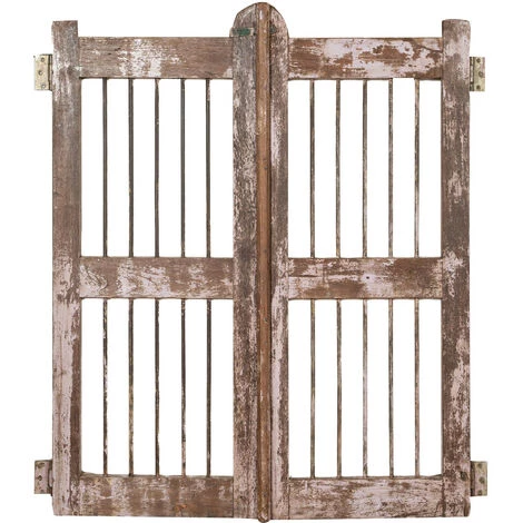 BISCOTTINI Porte En Bois Massif Et En Fer, Pour Une Utilisation Intérieure Et Extérieure 3 BISCOTTINI Porte En Bois Massif Et En Fer, Pour Une Utilisation Intérieure Et Extérieure