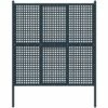 LES TENDANCES Portail De Clôture Anthracite 177x250 Cm Acier 1 LES TENDANCES Portail De Clôture Anthracite 177x250 Cm Acier -Portail Soldes Boutique 66897261 1