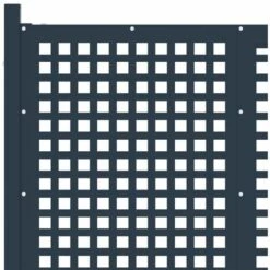 LES TENDANCES Portail De Clôture Anthracite 177x250 Cm Acier 8 LES TENDANCES Portail De Clôture Anthracite 177x250 Cm Acier -Portail Soldes Boutique 66897261 3