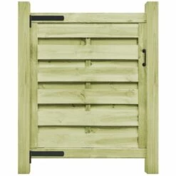 LES TENDANCES Portillon Bois De Pin Imprégné 100 X 100 Cm Vert