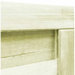 LES TENDANCES Portillon Bois De Pin Imprégné 100 X 100 Cm Vert -Portail Soldes Boutique 66898582 5