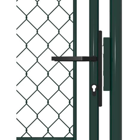 LES TENDANCES Portillon Acier 100 X 150 Cm Vert 5 LES TENDANCES Portillon Acier 100 X 150 Cm Vert – Image 3