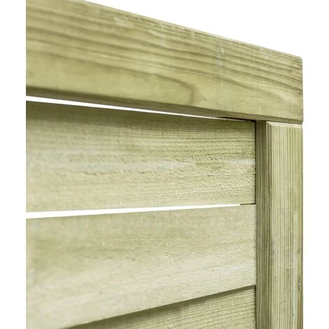 LES TENDANCES Portillon Bois De Pin Imprégné 100 X 100 Cm Vert 5 LES TENDANCES Portillon Bois De Pin Imprégné 100 X 100 Cm Vert – Image 3