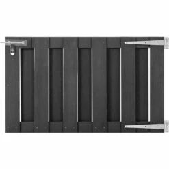 LES TENDANCES Portillon WPC 100x60 Cm Gris