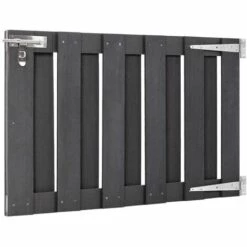 LES TENDANCES Portillon WPC 100x60 Cm Gris 9 LES TENDANCES Portillon WPC 100x60 Cm Gris -Portail Soldes Boutique 66925242 3