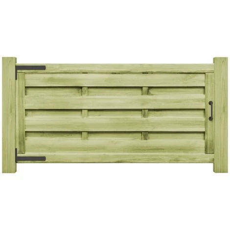 LES TENDANCES Portillons 2 Pcs Bois De Pin Imprégné 150x75 Cm Vert 4 LES TENDANCES Portillons 2 Pcs Bois De Pin Imprégné 150x75 Cm Vert – Image 2