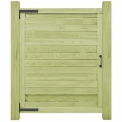 MAISONCHIC Portail De Jardin Portillon De Clôture | Bois De Pin Imprégné 125 X 100 Cm
