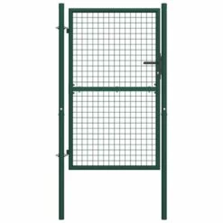 FUHUIDATRADING Portillon Acier 100x175 Cm Vert