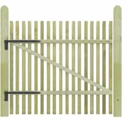 LangRay Quincaillerie Portail De Jardin En Piquets Bois De Pin Imprégné 100x100 Cm 8 LangRay Quincaillerie Portail De Jardin En Piquets Bois De Pin Imprégné 100x100 Cm -Portail Soldes Boutique 68149487 2