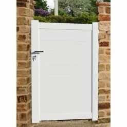 PACKIT Portillon Aluminium Modèle Plein En Kit Dimension L.1000 (entre Piliers) X H.1500 Mm Couleurs Gris (RAL 7016) -Portail Soldes Boutique 7028732 3