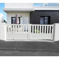 PACKIT Portail Aluminium Coulissant Semi-ajouré En Kit Dimension L.3000 (entre Piliers) X H.1300 Mm Couleurs Gris (RAL 7016) -Portail Soldes Boutique 7028744 3