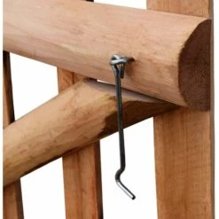 VidaXL Portillon De Clôture Bois De Noisetier Imprégné 100x60 Cm - Brun 10 VidaXL Portillon De Clôture Bois De Noisetier Imprégné 100x60 Cm - Brun -Portail Soldes Boutique 7127340 4